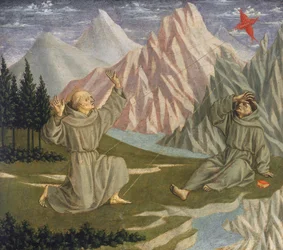 Der Hl. Franziskus empfängt die Stigmata, ca. 1445-50